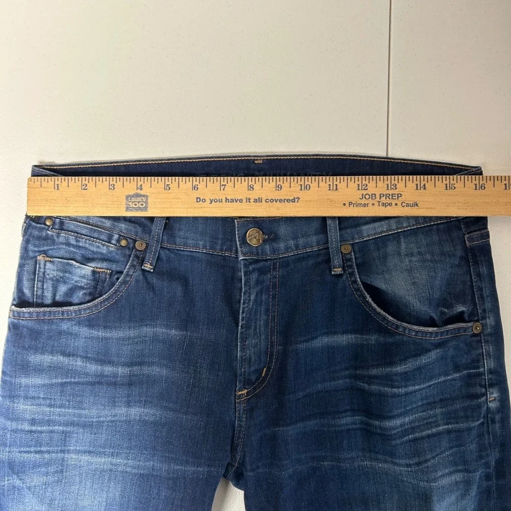Citizens of Humanity Dylan Boy Jeans Womens 28 Blue Drop Rise Cropped 1254-876